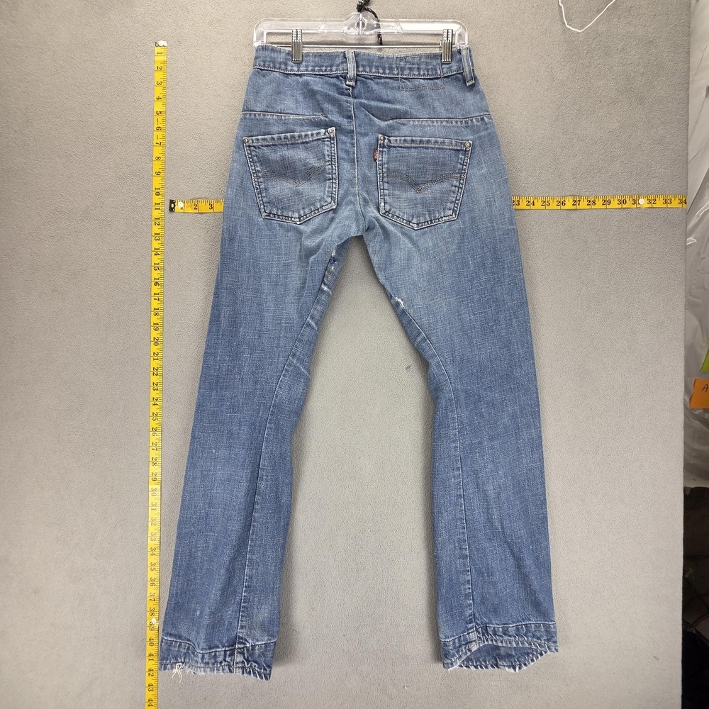 Vintage Levis Engineered Jeans Womens 28x32 Blue Twisted Button Fly - Picture 2 of 16